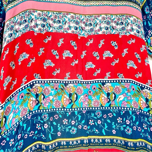 Anthropologie Patrons of Peace boho gypsy duster  w resort vacay beach vibe - Picture 14 of 16